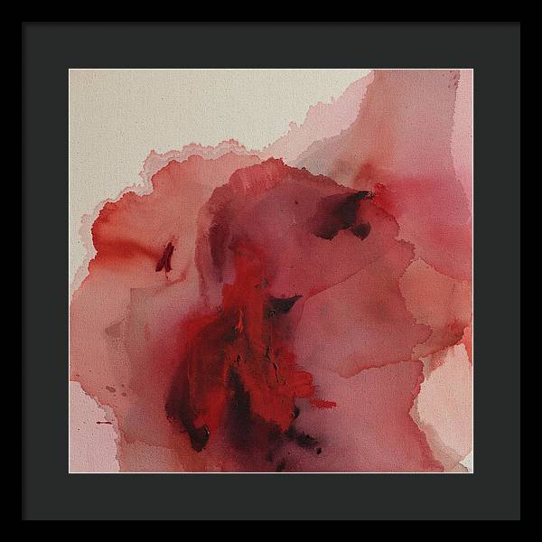 Autonomy, Red - Framed Print