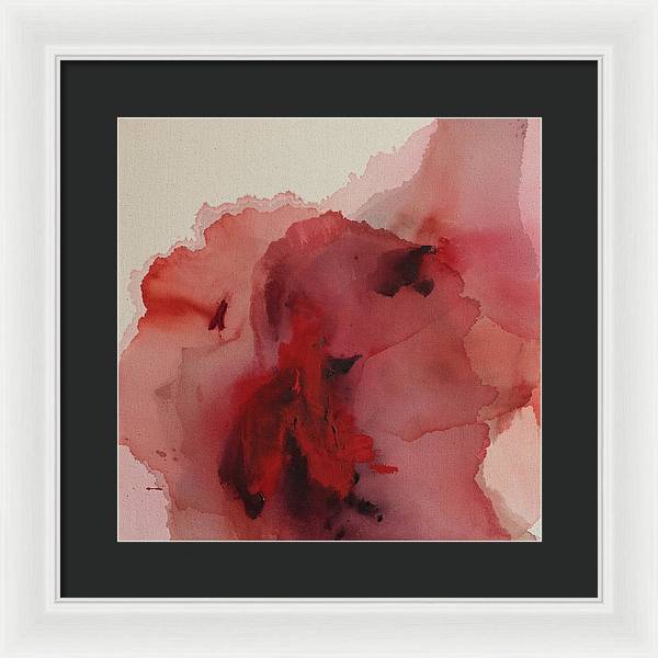 Autonomy, Red - Framed Print