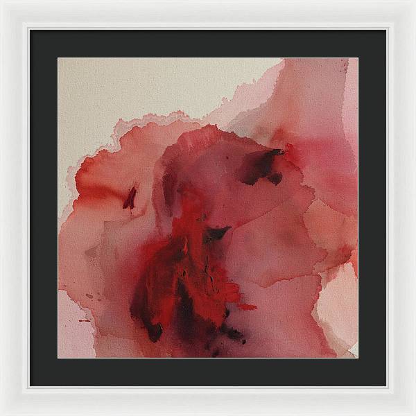 Autonomy, Red - Framed Print