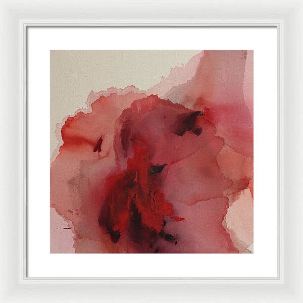 Autonomy, Red - Framed Print
