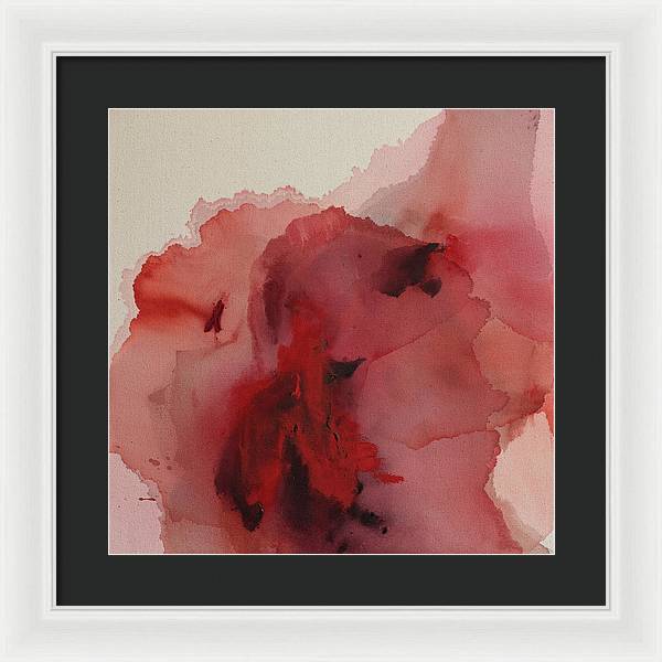 Autonomy, Red - Framed Print