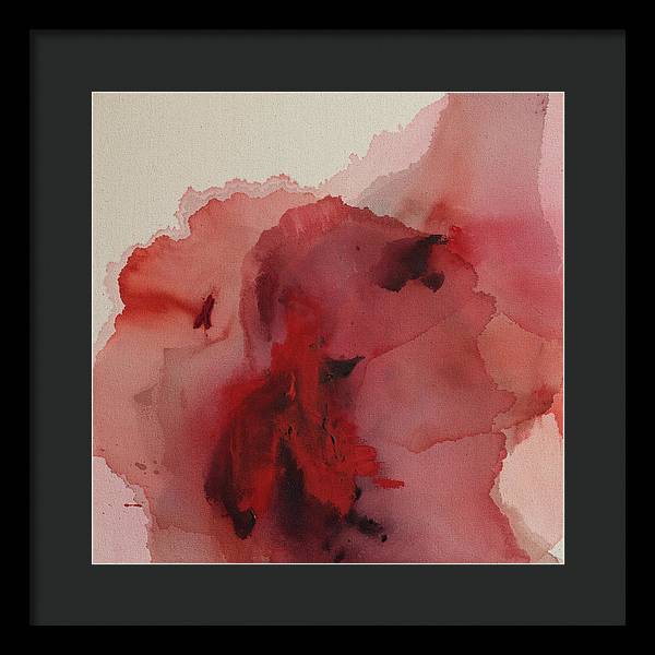 Autonomy, Red - Framed Print