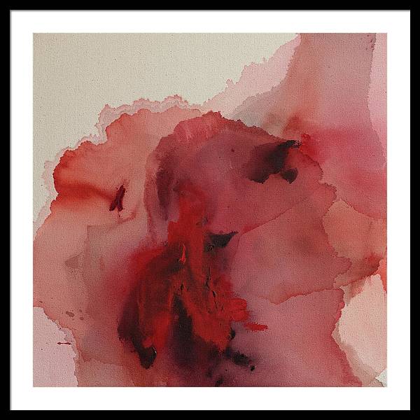 Autonomy, Red - Framed Print