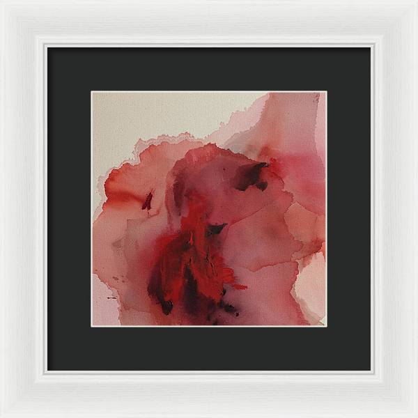 Autonomy, Red - Framed Print