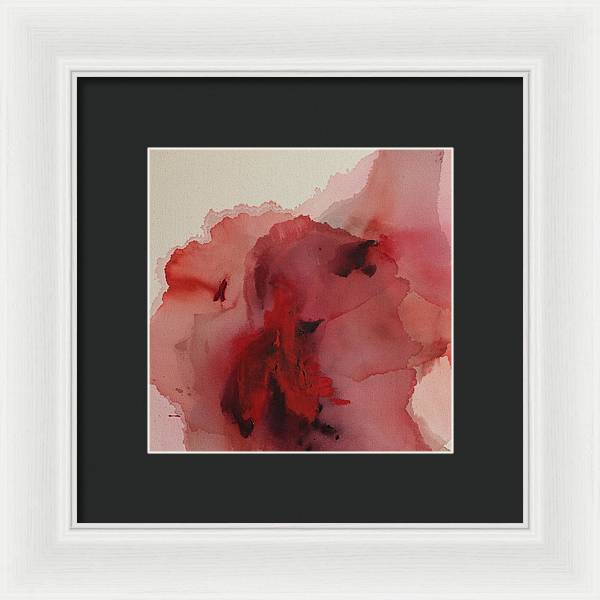 Autonomy, Red - Framed Print