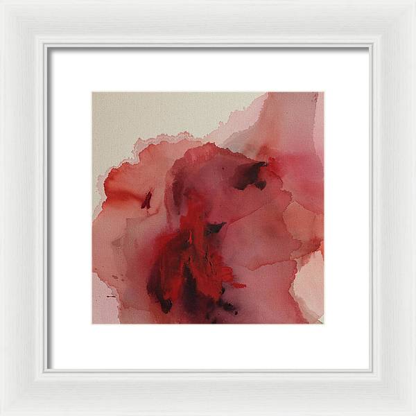 Autonomy, Red - Framed Print