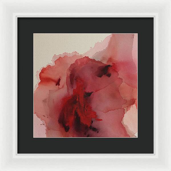 Autonomy, Red - Framed Print