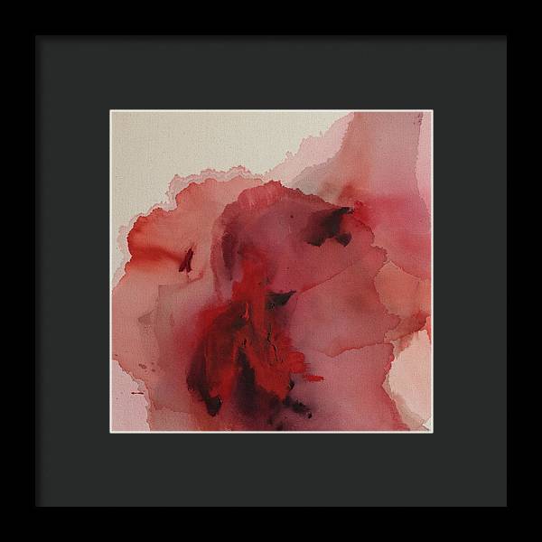 Autonomy, Red - Framed Print