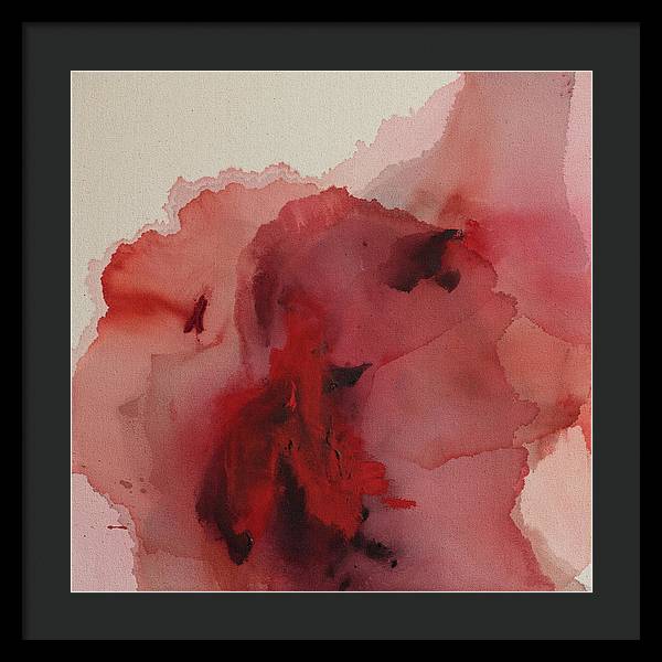 Autonomy, Red - Framed Print