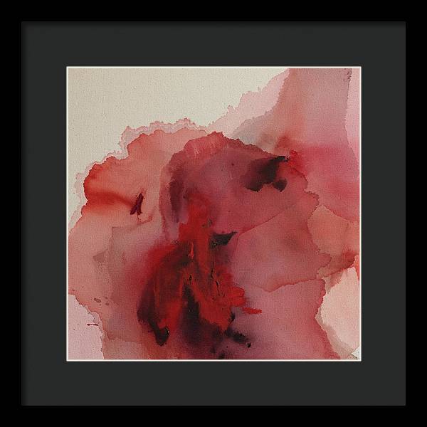 Autonomy, Red - Framed Print