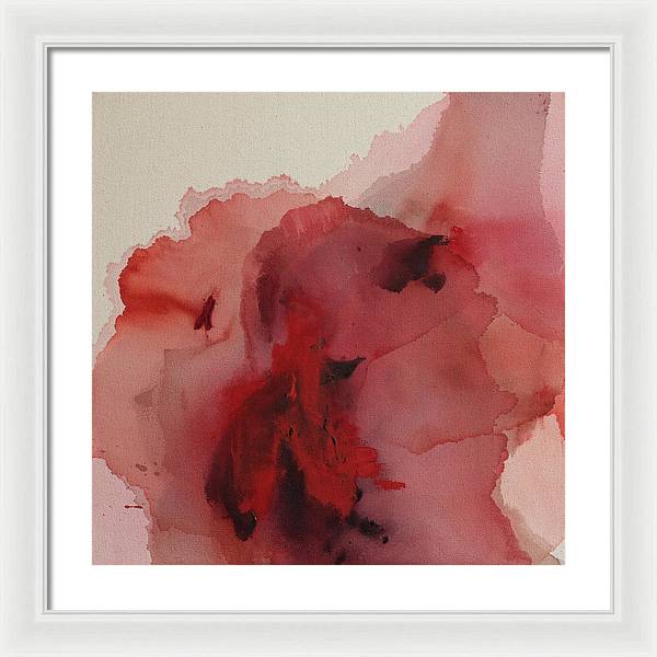 Autonomy, Red - Framed Print
