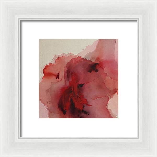 Autonomy, Red - Framed Print