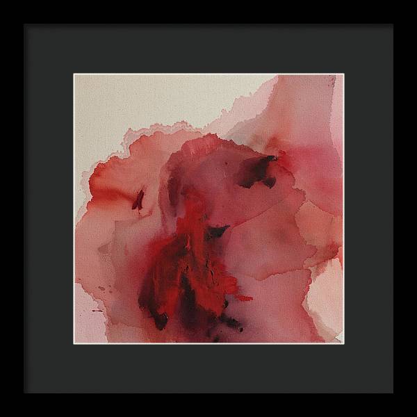 Autonomy, Red - Framed Print