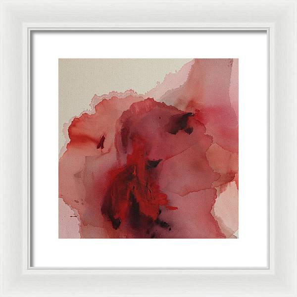 Autonomy, Red - Framed Print