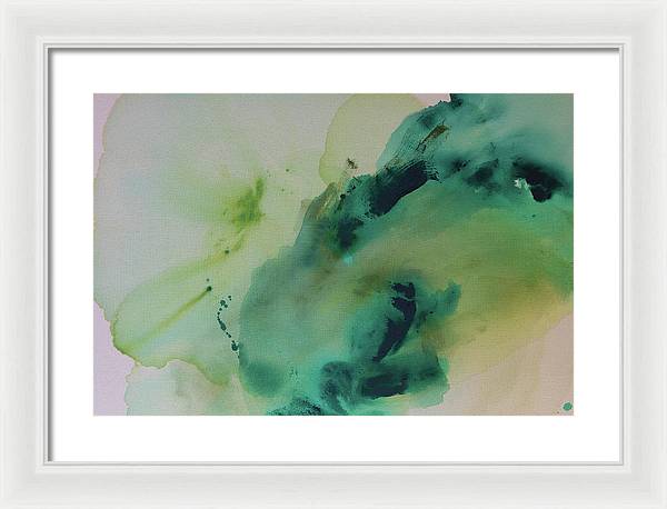 Connection, Green - Framed Print