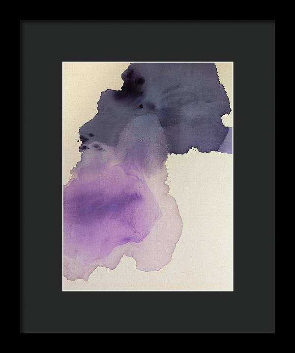 Knowledge, Purple - Framed Print