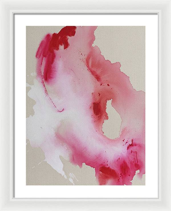 Expression, Pink - Framed Print