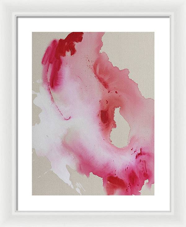 Expression, Pink - Framed Print