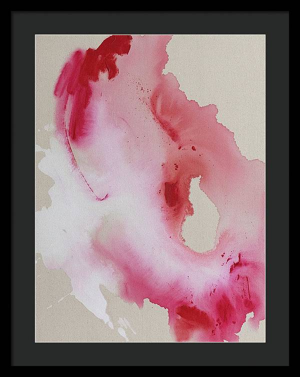 Expression, Pink - Framed Print