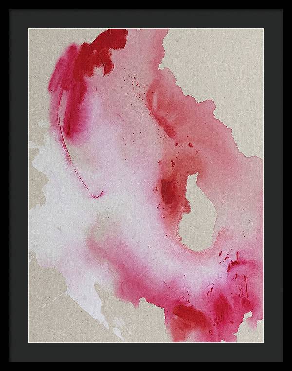 Expression, Pink - Framed Print