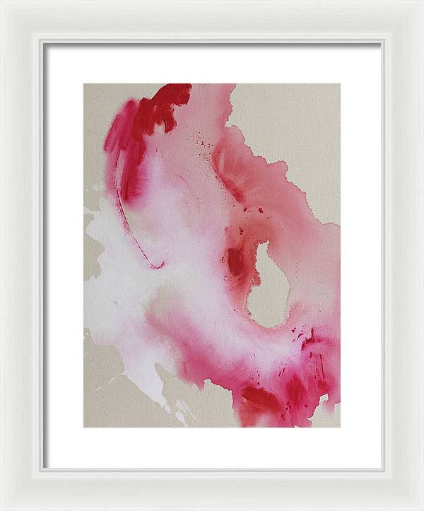 Expression, Pink - Framed Print