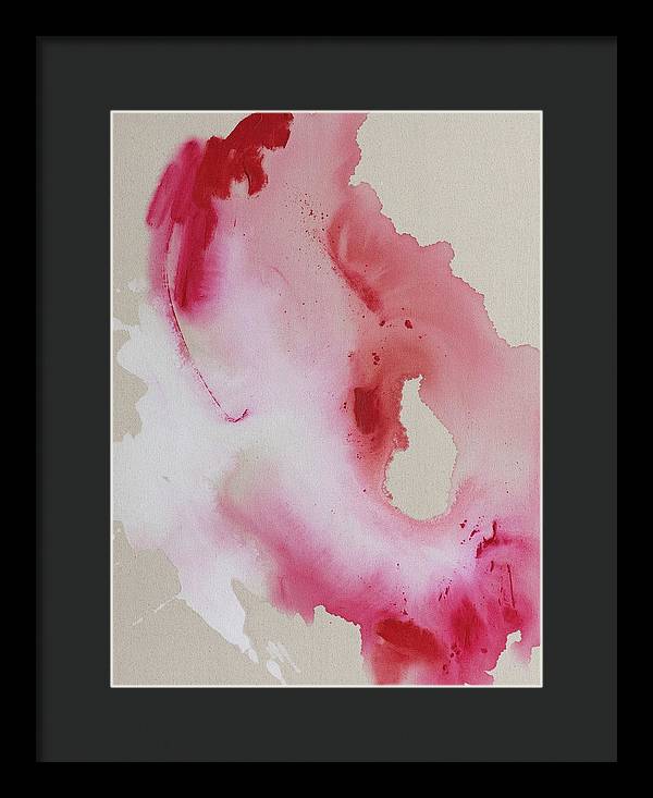 Expression, Pink - Framed Print