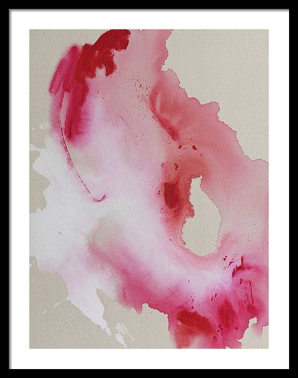 Expression, Pink - Framed Print