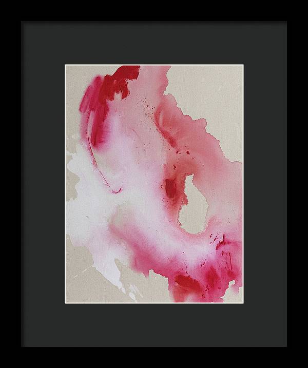 Expression, Pink - Framed Print