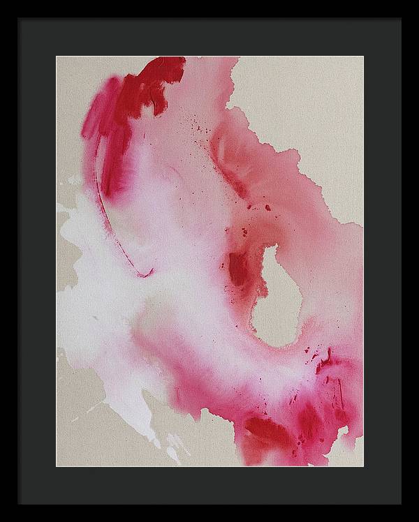Expression, Pink - Framed Print