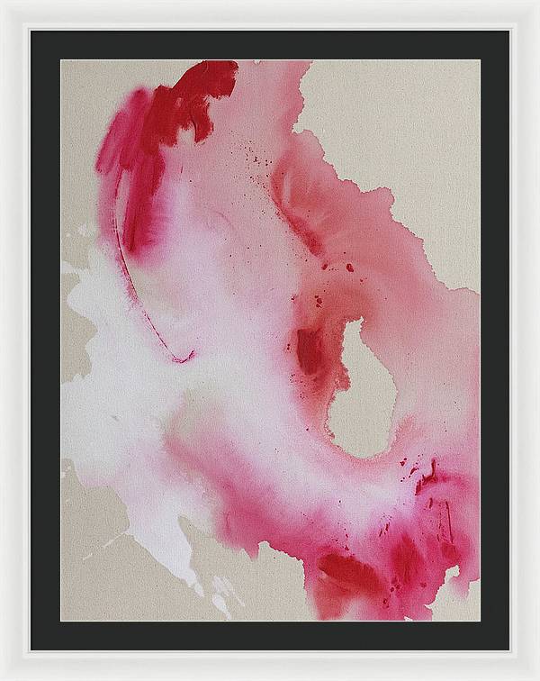 Expression, Pink - Framed Print