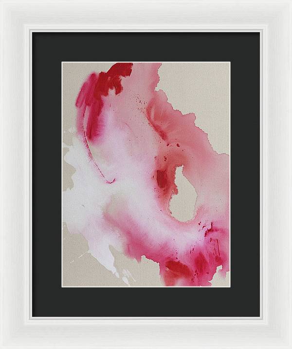 Expression, Pink - Framed Print