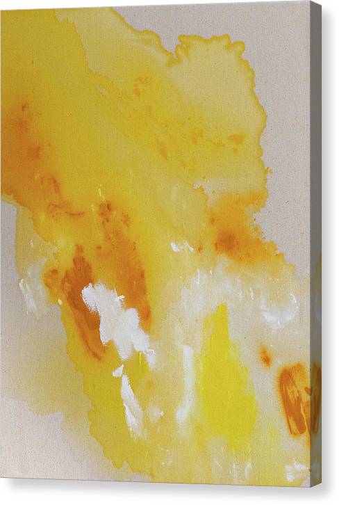Fulfillment, Yellow - Canvas Print