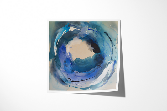 Reciprocity, Blue - Art Print