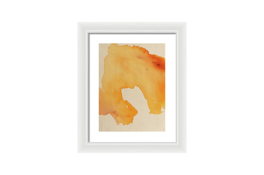 Quality, Orange - Framed Print