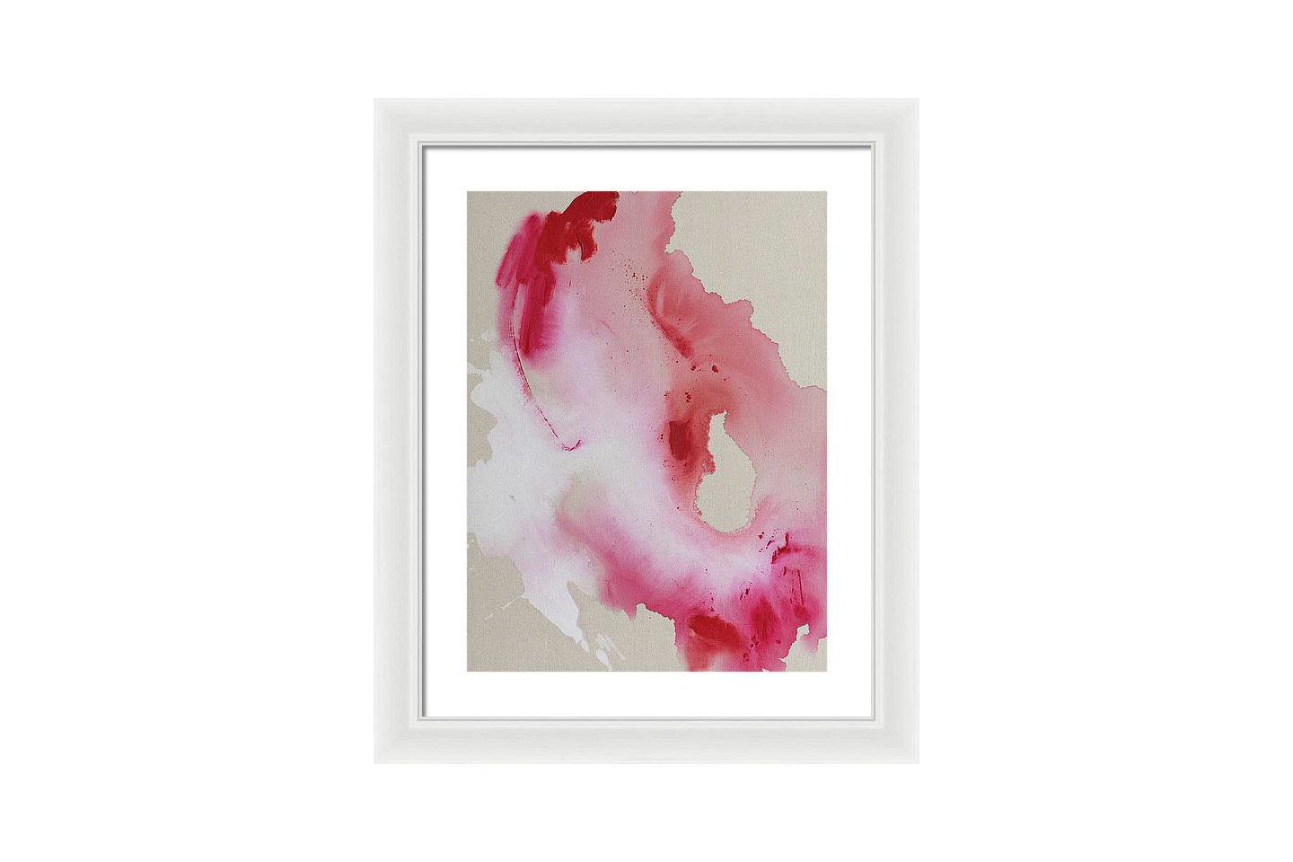 Expression, Pink - Framed Print