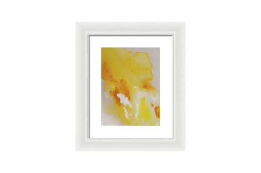 Fulfillment, Yellow - Framed Print