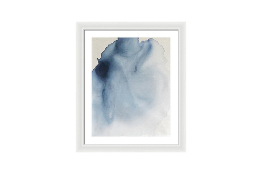 Transparency, Indigo - Framed Print