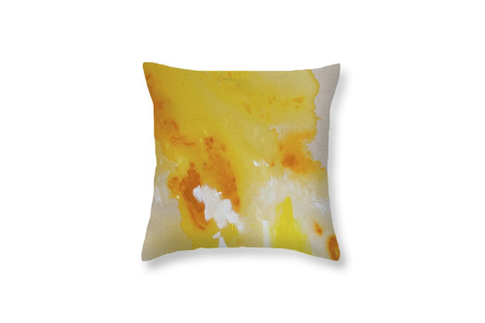 Fulfillment, Yellow - Throw Pillow