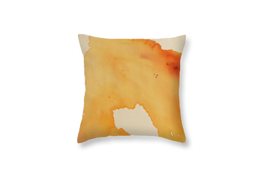 Quality, Orange - Throw Pillow