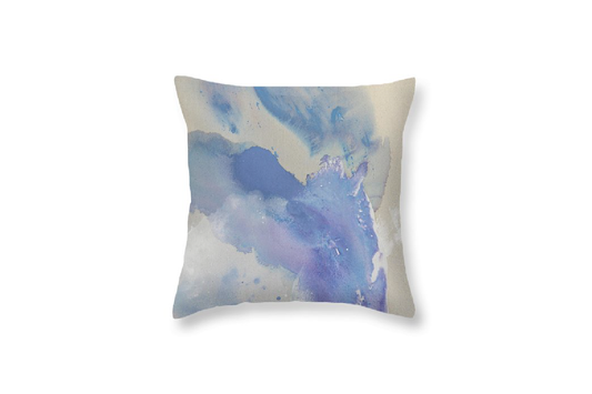 Stability, Periwinkle - Throw Pillow