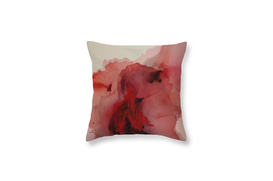 Autonomy, Red - Throw Pillow