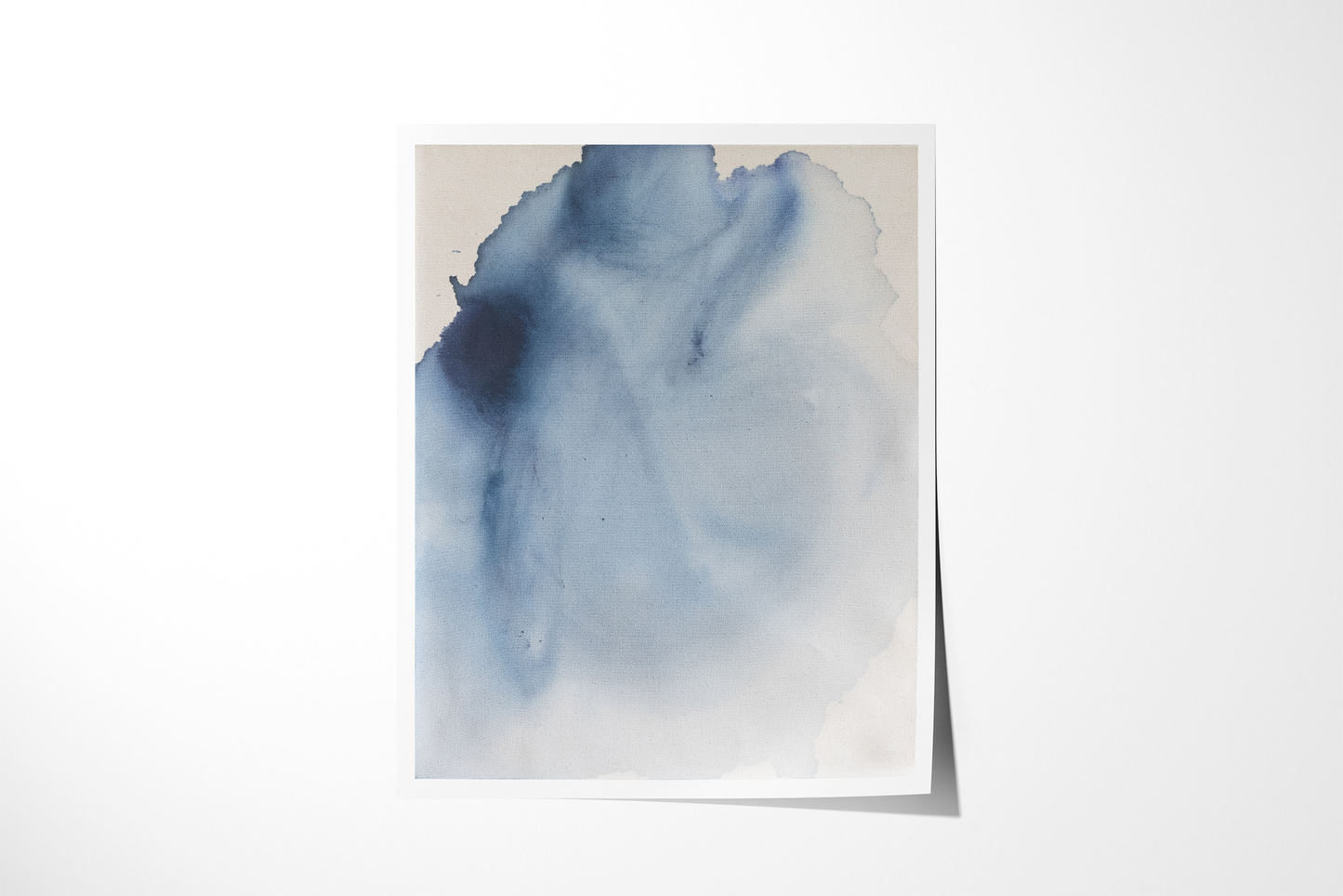 Transparency, Indigo - Art Print