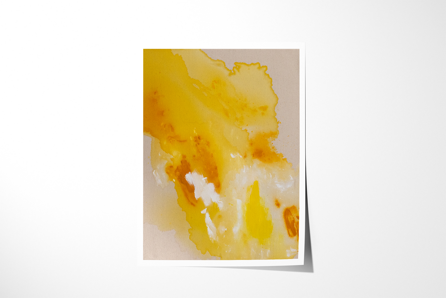 Fulfillment, Yellow - Art Print