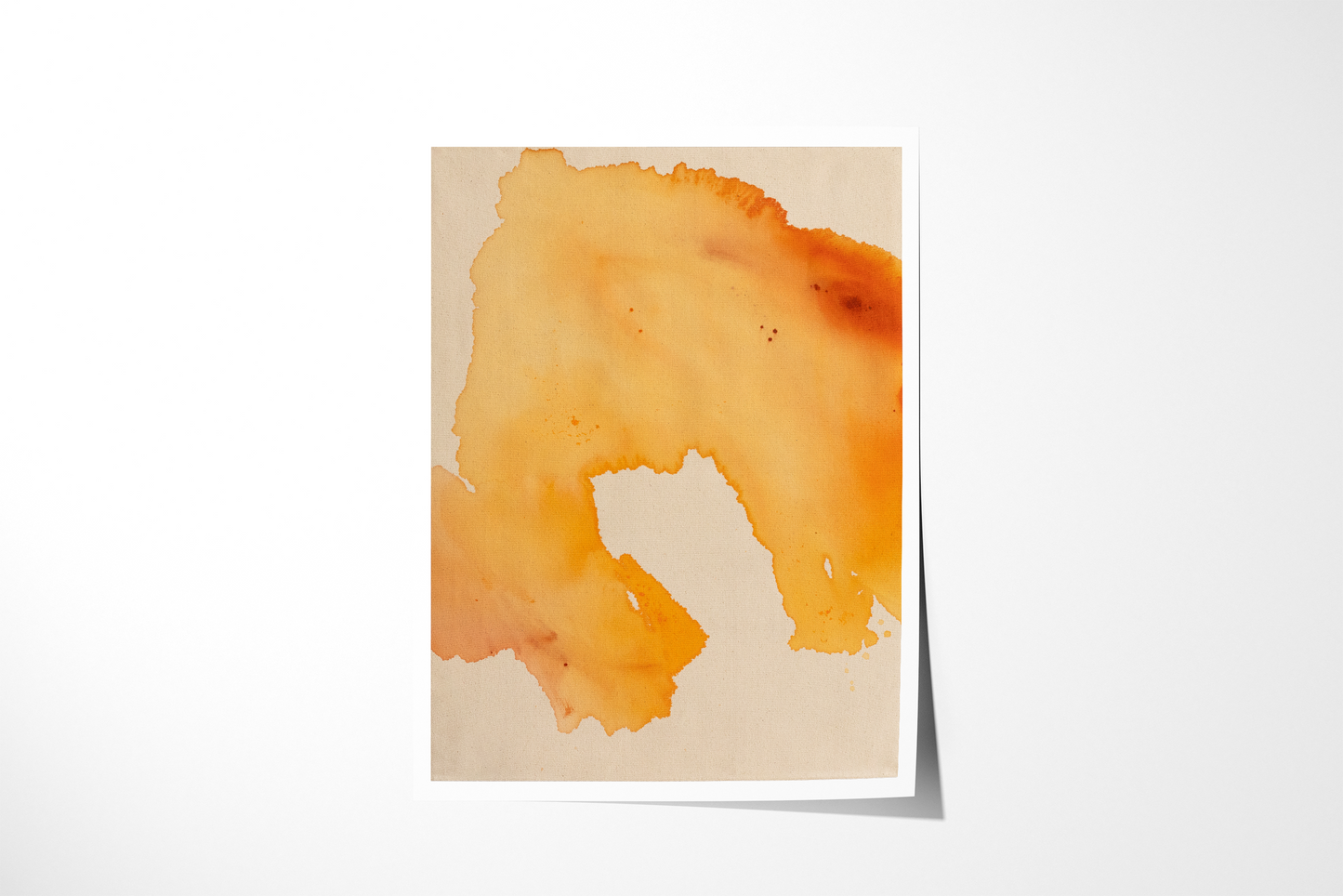 Quality, Orange - Art Print