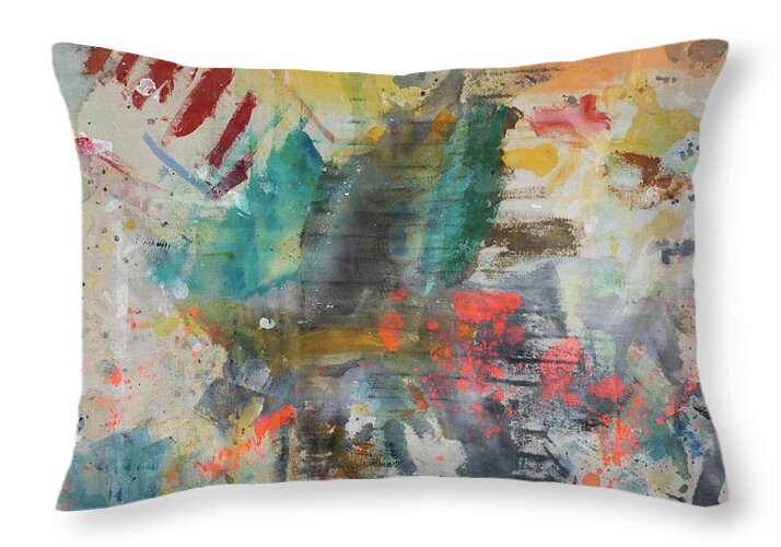 Scraps I - Throw Pillow