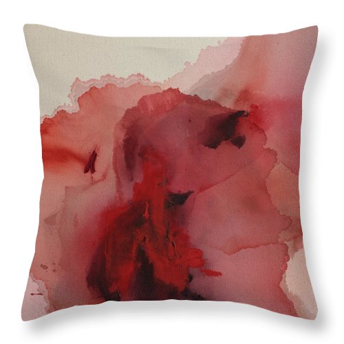 Autonomy, Red - Throw Pillow