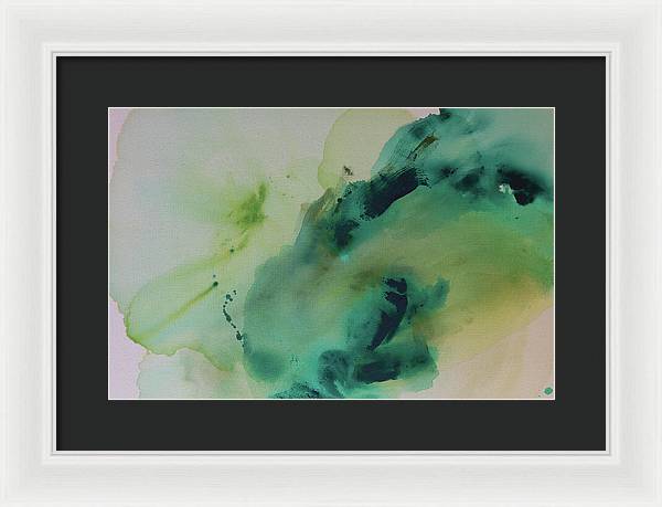 Connection, Green - Framed Print