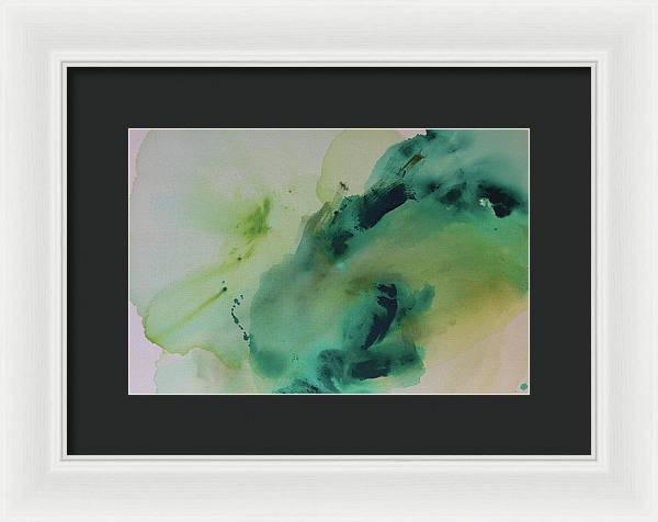 Connection, Green - Framed Print