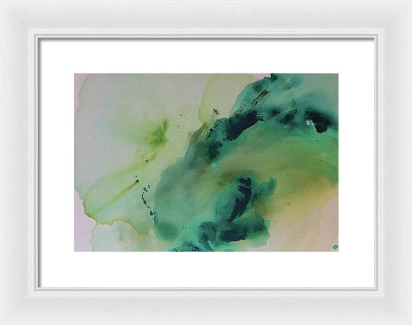 Connection, Green - Framed Print