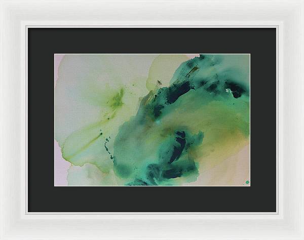 Connection, Green - Framed Print